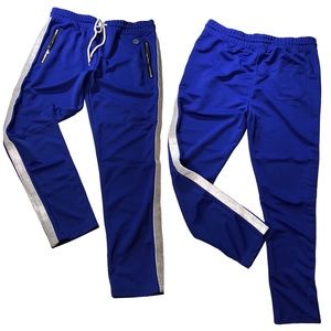 WT02 - Men’s Athletic Track Pants Open Bottom - XL